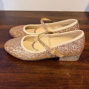 Sparkly Gold Kids Mary Jane Shoes from Crewcuts